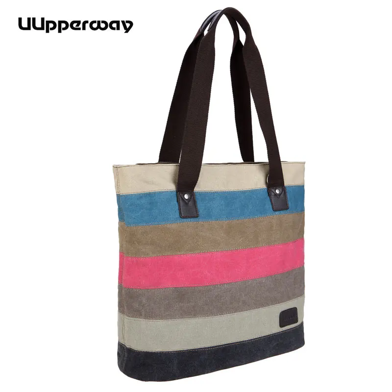 Women Canvas Handbag Female Shoulder Bags Stripe Ladies Beach Bags Top-Handle Stripe Tote Shopping Purse Bolsa Large Handbags
Women Canvas Handbag Female Shoulder Bags Stripe Ladies Beach Bags Top-Handle Stripe Tote Shopping Purse Bolsa Large Handbags