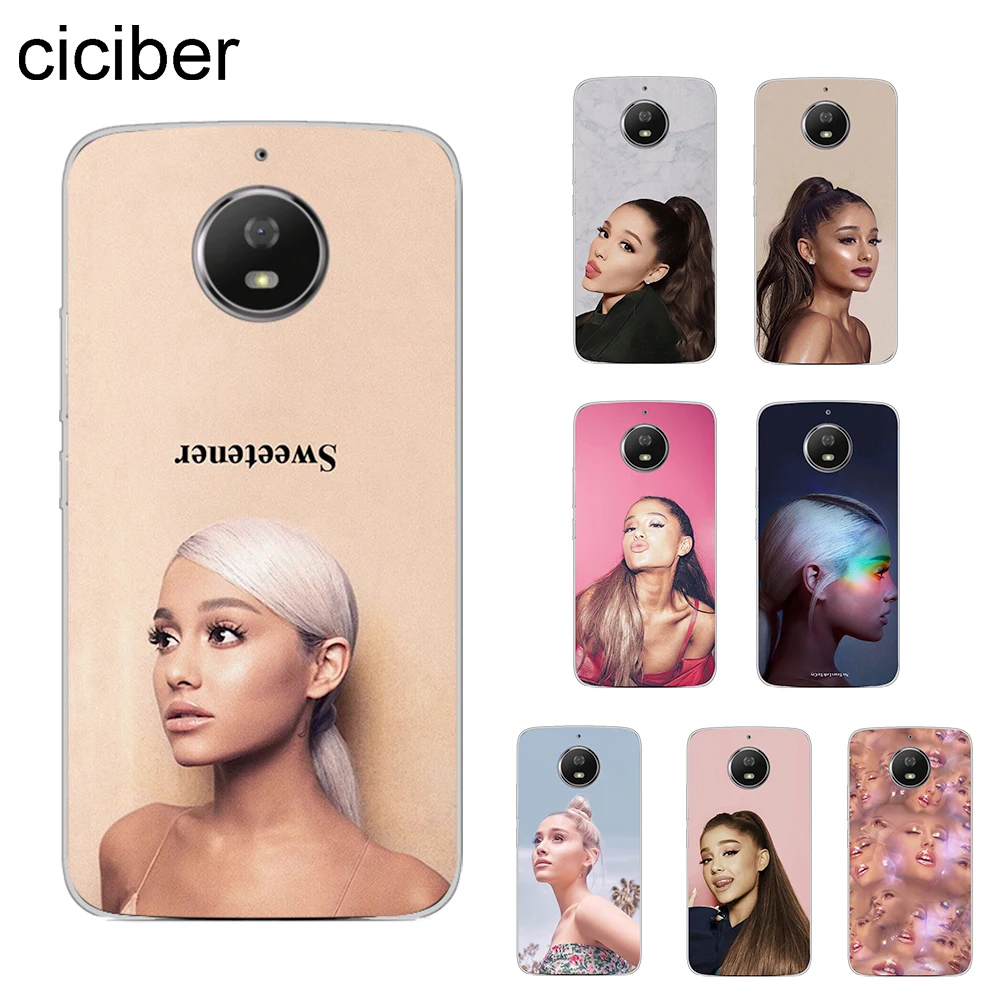 ciciber Ariana Grande Cover For Motorola Moto C Z2 Z3 ONE P30 G4 G5 G5S G6 E3 E4 E5 Play Plus Power X4 Phone Case Soft TPU Coque
ciciber Ariana Grande Cover For Motorola Moto C Z2 Z3 ONE P30 G4 G5 G5S G6 E3 E4 E5 Play Plus Power X4 Phone Case Soft TPU Coque