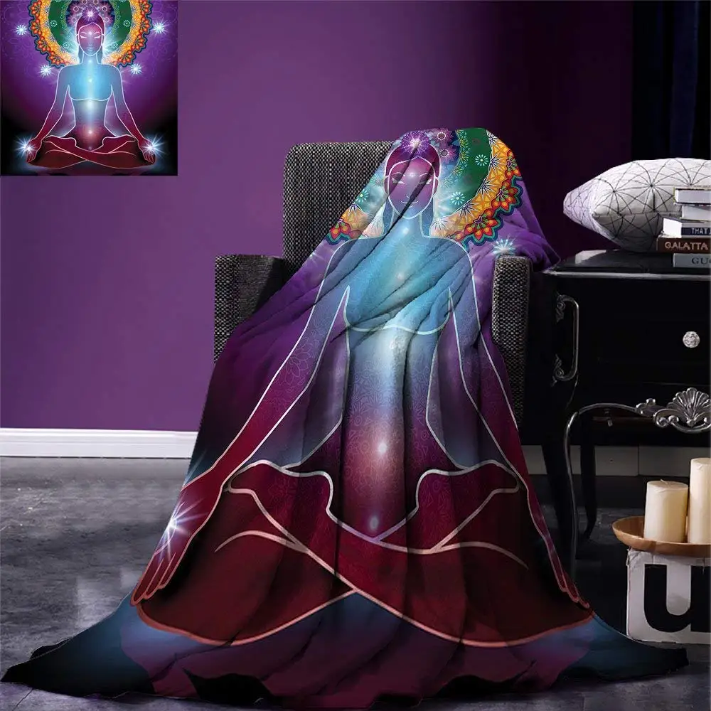 Yoga Throw Blanket Inner Peace Kundalini Yantra Mystical Eastern Energy Guru Esoteric Awareness Asana Warm Microfiber
Yoga Throw Blanket Inner Peace Kundalini Yantra Mystical Eastern Energy Guru Esoteric Awareness Asana Warm Microfiber