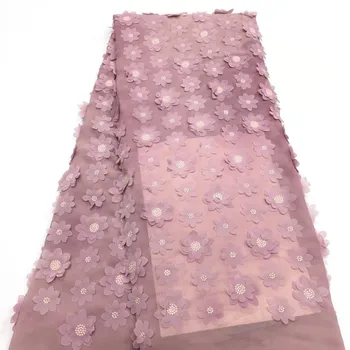 3D Flower High Quality Lace Fabric, African Lace Fabric Blush Pink, Applique Embroidery Lace Fabric For Dresses H1463
3D Flower High Quality Lace Fabric, African Lace Fabric Blush Pink, Applique Embroidery Lace Fabric For Dresses H1463