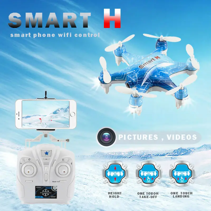 Newest CX-37-TX Smart-H RC Mini Drone with 0.3MP WiFi camera and height hold Phone Control FPV Real Time Transmission
Newest CX-37-TX Smart-H RC Mini Drone with 0.3MP WiFi camera and height hold Phone Control FPV Real Time Transmission