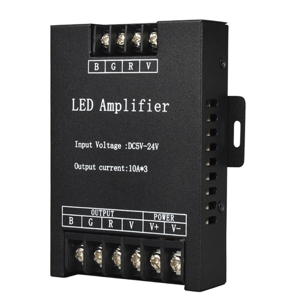 OSIDEN 30A LED RGB Amplifier DC5-24V 3*10A for RGB 3528 5050 LED Strip light Power Repeater Console Controller
OSIDEN 30A LED RGB Amplifier DC5-24V 3*10A for RGB 3528 5050 LED Strip light Power Repeater Console Controller