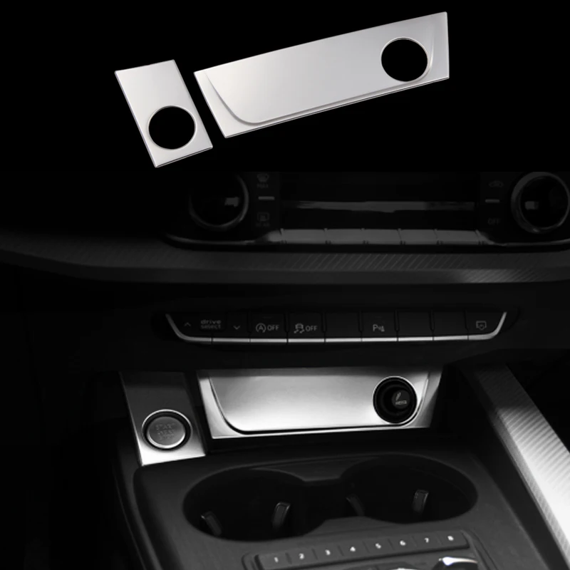 car accessories 2x Cigarette Lighter + Engine Start Button Frame Cover Trim For Audi A4 B9 17-18 & A5 2018
car accessories 2x Cigarette Lighter + Engine Start Button Frame Cover Trim For Audi A4 B9 17-18 & A5 2018