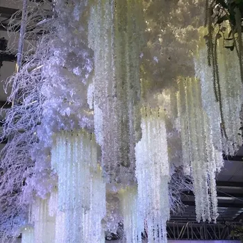 2M Artificial Hydrangea Orchid Wisteria Hanging Flowers String For DIY Wedding Arch Rattan Wedding Party Decorations
2M Artificial Hydrangea Orchid Wisteria Hanging Flowers String For DIY Wedding Arch Rattan Wedding Party Decorations