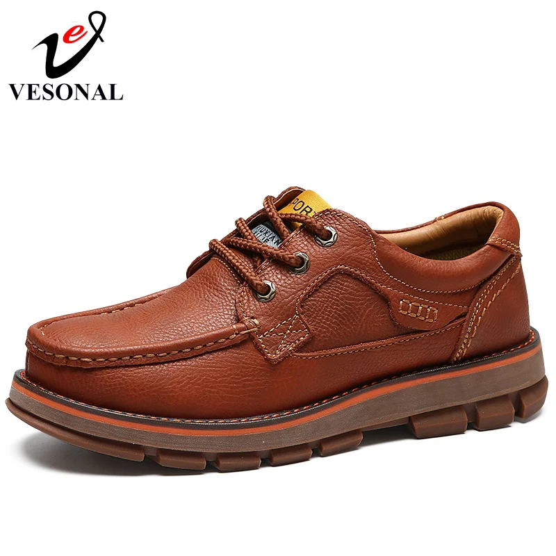 VESONAL Brand Genuine Leather Sneakers Male For Men Shoes Adult 2018 Winter Rubber Height Increasing Lace Up Footwear Designer
VESONAL Brand Genuine Leather Sneakers Male For Men Shoes Adult 2018 Winter Rubber Height Increasing Lace Up Footwear Designer
