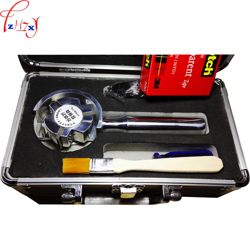 Handheld rotary grid paint film paddler machine test adhesion degree of substrate laboratory equipment
Handheld rotary grid paint film paddler machine test adhesion degree of substrate laboratory equipment