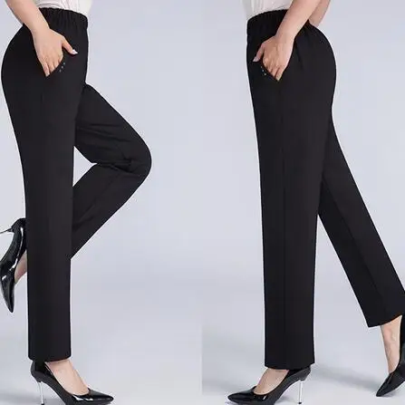 Large Size 6XL Spring Autumn Middle Aged Women Pants Slim High Waist Palazzo Pants Straight Pants Female Trousers DF443
Large Size 6XL Spring Autumn Middle Aged Women Pants Slim High Waist Palazzo Pants Straight Pants Female Trousers DF443