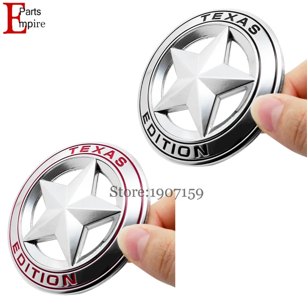 For GMC Ford Buick Chevrolet Malibu Car Styling Accessories Sticker TEXAS EDITION Pentagram Emblem Fender Boot Trunk Decoration 
For GMC Ford Buick Chevrolet Malibu Car Styling Accessories Sticker TEXAS EDITION Pentagram Emblem Fender Boot Trunk Decoration