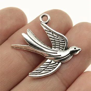 WYSIWYG 5pcs 30x28mm Bird Swallow Charm Pendants For Jewelry Making Swallow Bird Pendants Charm Swallow Bird
WYSIWYG 5pcs 30x28mm Bird Swallow Charm Pendants For Jewelry Making Swallow Bird Pendants Charm Swallow Bird