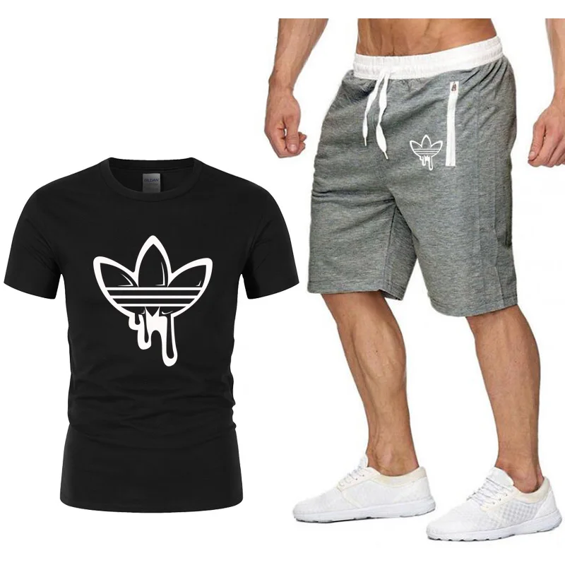 Summer Hot Sale Men's Sets T Shirts+Shorts Two Pieces Sets Casual Tracksuit Male 2019 Casual Tshirt Gyms Fitness trousers men
Summer Hot Sale Men's Sets T Shirts+Shorts Two Pieces Sets Casual Tracksuit Male 2019 Casual Tshirt Gyms Fitness trousers men