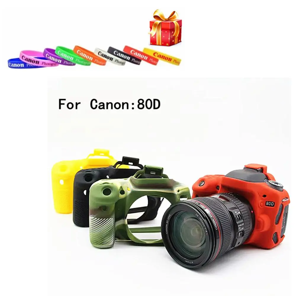 Nice Camera Video Bag For Canon 80D Silicone case Rubber Camera Protective Body Cover Case Skin Camera Bag
Nice Camera Video Bag For Canon 80D Silicone case Rubber Camera Protective Body Cover Case Skin Camera Bag