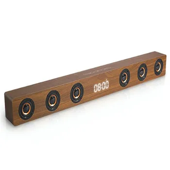 Soundbar Home Theater Audio System Music Centers Cinema 30W Tv Column Wall Mount Wood Speaker Bluetooth For Tv Clock Display
Soundbar Home Theater Audio System Music Centers Cinema 30W Tv Column Wall Mount Wood Speaker Bluetooth For Tv Clock Display