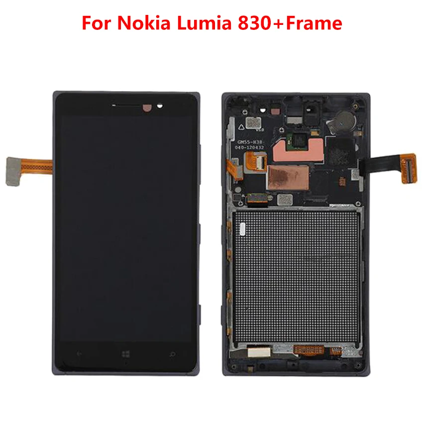 For Nokia Lumia 830 LCD Display With Touch Screen Digitizer Assembly With Frame Replacement For Nokia 830 Rm-984 LCD 5.0
For Nokia Lumia 830 LCD Display With Touch Screen Digitizer Assembly With Frame Replacement For Nokia 830 Rm-984 LCD 5.0
