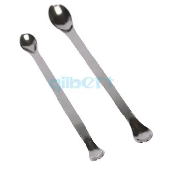 200/220mm Length Double Head Medicine Reagent Spoon Stainless Steel 
200/220mm Length Double Head Medicine Reagent Spoon Stainless Steel