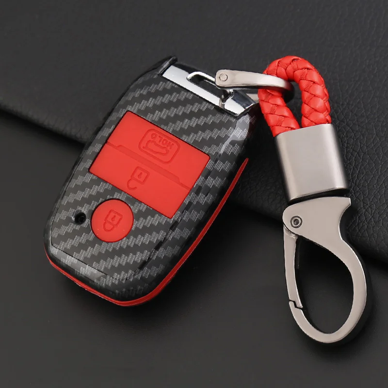 Carbon Fiber Silicone Car Key Cover Case For Kia Ceed Rio Sportage R K3 K4 K5 Ceed Sorento Cerato Optima 2015 2016 2017 2018
Carbon Fiber Silicone Car Key Cover Case For Kia Ceed Rio Sportage R K3 K4 K5 Ceed Sorento Cerato Optima 2015 2016 2017 2018