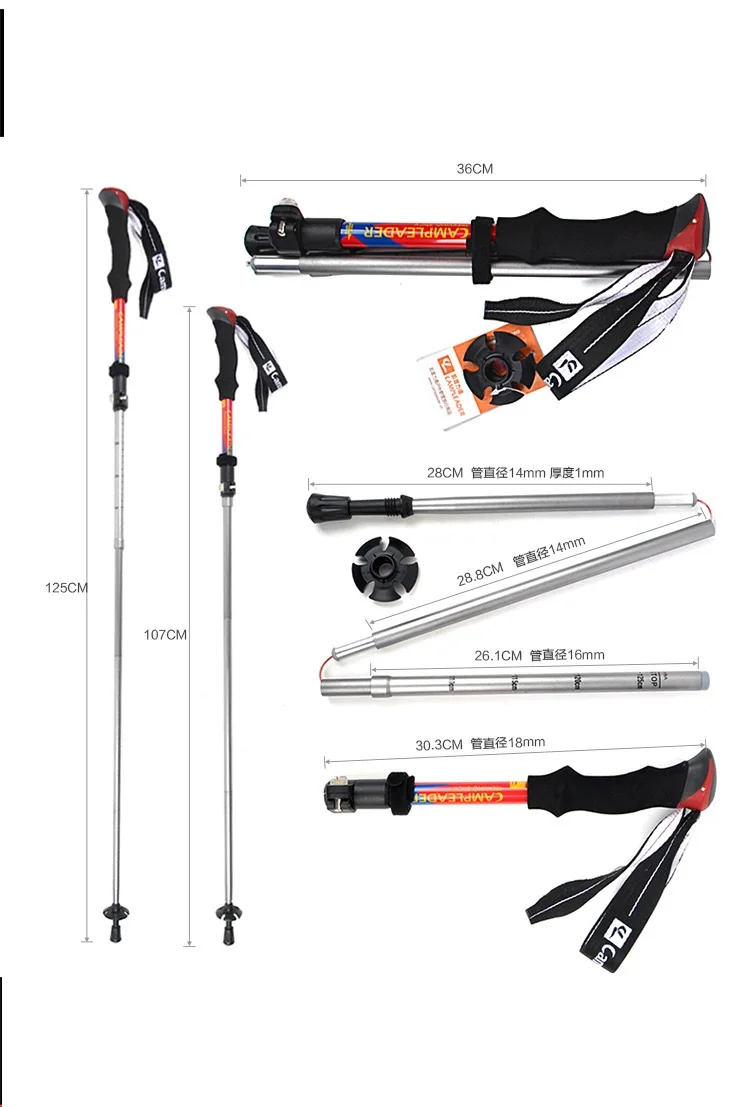 Anti Shock Nordic Walking Sticks Telescopic Trekking Hiking Poles Ultralight Walking Canes With Rubber Tips Protectors 1pc
Anti Shock Nordic Walking Sticks Telescopic Trekking Hiking Poles Ultralight Walking Canes With Rubber Tips Protectors 1pc