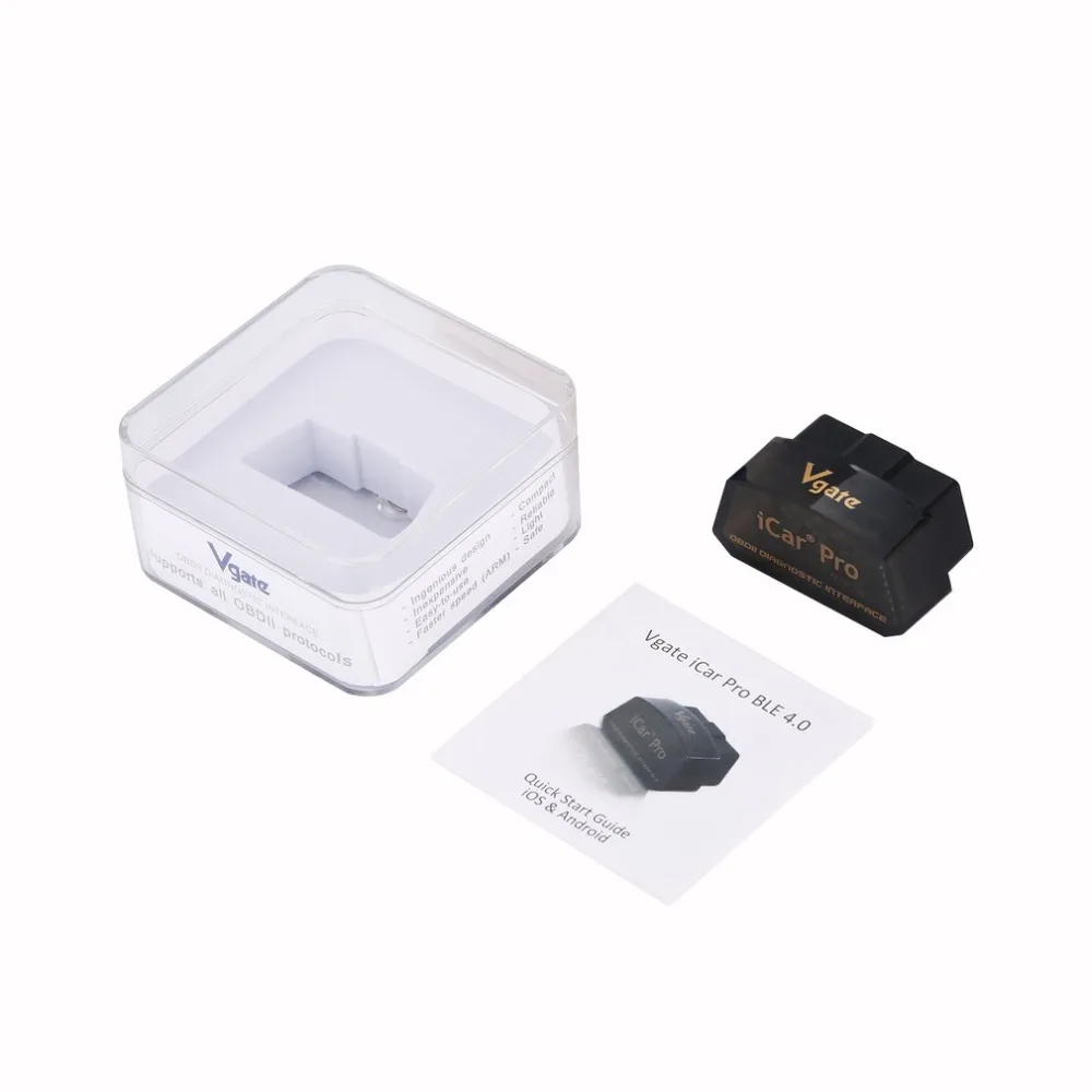 Vgate iCar Pro EML327 V2.1 Wireless Bluetooth 4.0 for Android Torque APP OBDII Scan Tool EML327 Support for Android/IOS
Vgate iCar Pro EML327 V2.1 Wireless Bluetooth 4.0 for Android Torque APP OBDII Scan Tool EML327 Support for Android/IOS