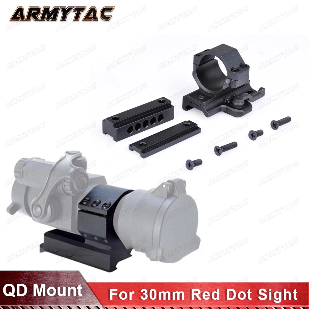 Tactical QD Mount for 30mm Red Dot Sight Airsoft Tactical Riflescope Shooting Hunting Rifle Scope Accessories
Tactical QD Mount for 30mm Red Dot Sight Airsoft Tactical Riflescope Shooting Hunting Rifle Scope Accessories