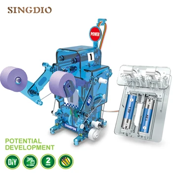 DIY assembly Boxing electronic battery operated robots induction educational toys Learning Science for children boys kids Gifts
DIY assembly Boxing electronic battery operated robots induction educational toys Learning Science for children boys kids Gifts