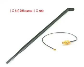 onelinkmore Wifi Antenna 2.4GHz 9dbi with RP-SMA male connector for wireless router