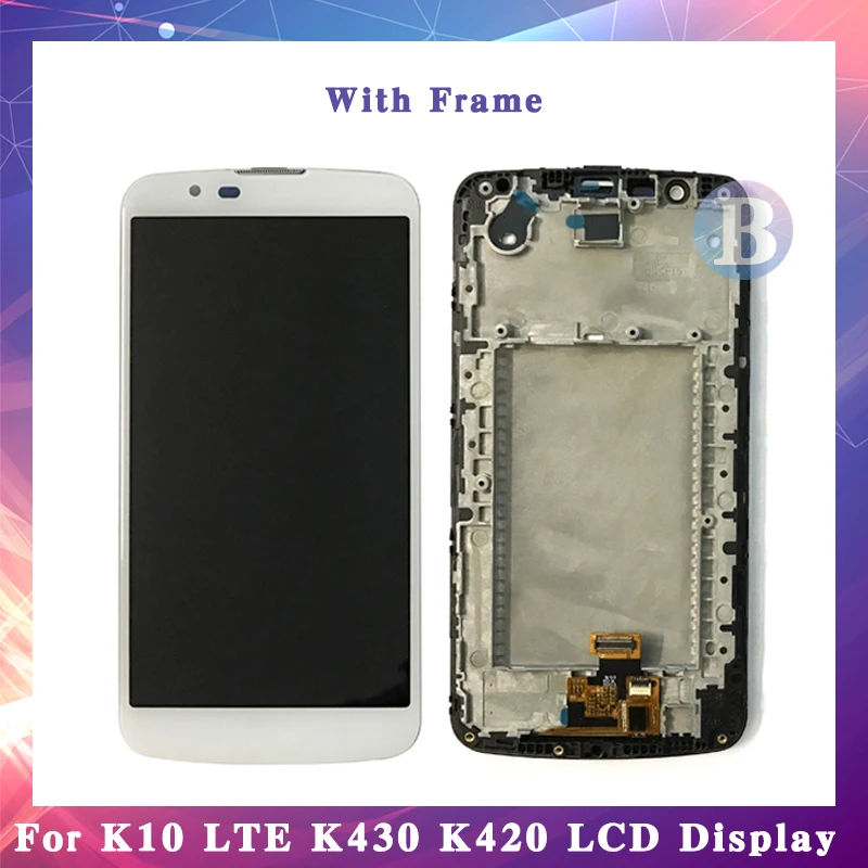 10pcs/lot High Quality 5.3'' For LG K10 LTE K430 K430DS/K410 K420 K420N LCD Display Screen With Touch Screen Digitizer Assembly
10pcs/lot High Quality 5.3'' For LG K10 LTE K430 K430DS/K410 K420 K420N LCD Display Screen With Touch Screen Digitizer Assembly