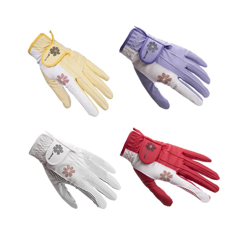 New Lady Flower Golf Gloves Double Handed Sports Anti-slip Granules Breathable Women Golf Clubs Trainning Gloves 5 Colors
New Lady Flower Golf Gloves Double Handed Sports Anti-slip Granules Breathable Women Golf Clubs Trainning Gloves 5 Colors
