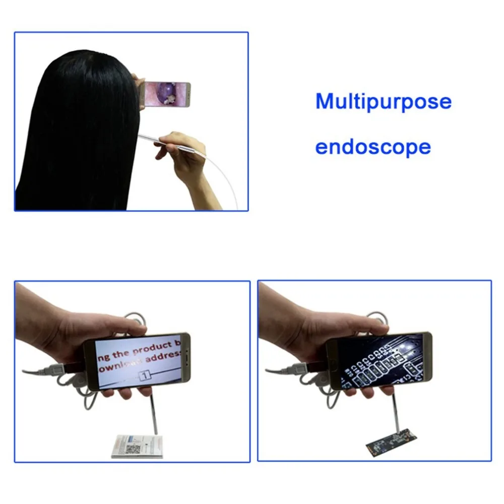 Multipurpose USB Endoscope HD Visual Ear Spoon Earpick Ear Cleaning Tool With 6 LED Camera Support Android for Ear Nose New
Multipurpose USB Endoscope HD Visual Ear Spoon Earpick Ear Cleaning Tool With 6 LED Camera Support Android for Ear Nose New