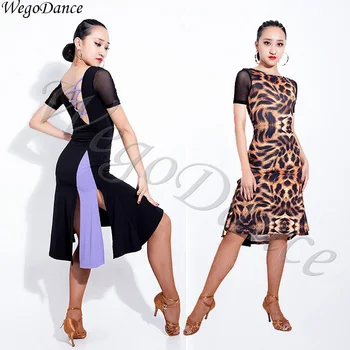 Latin dance women's dress mesh open-backed sexy lady chacha costume freeshipping 
Latin dance women's dress mesh open-backed sexy lady chacha costume freeshipping