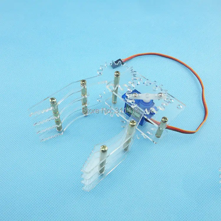 1set Acrylic Robot Arm Clamp Claw Mount Kit With 9G Servo For Arduino DIY Robot Kit High Quality Promotion Free Shipping
1set Acrylic Robot Arm Clamp Claw Mount Kit With 9G Servo For Arduino DIY Robot Kit High Quality Promotion Free Shipping