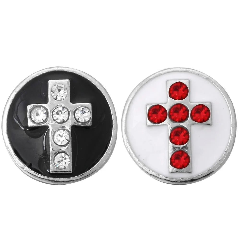 10pcs/lot New Black Snap Button Jewelry Rhinestone Cross 12mm Metal Snap Buttons Fit Snap Button Bracelet for Women Jewelry
10pcs/lot New Black Snap Button Jewelry Rhinestone Cross 12mm Metal Snap Buttons Fit Snap Button Bracelet for Women Jewelry