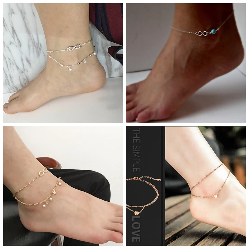 Bohemian Starfish Stone Anklets Set For Women Vintage Handmade Wave Anklet Bracelet on Leg Beach Ocean Jewelry 2019
Bohemian Starfish Stone Anklets Set For Women Vintage Handmade Wave Anklet Bracelet on Leg Beach Ocean Jewelry 2019
