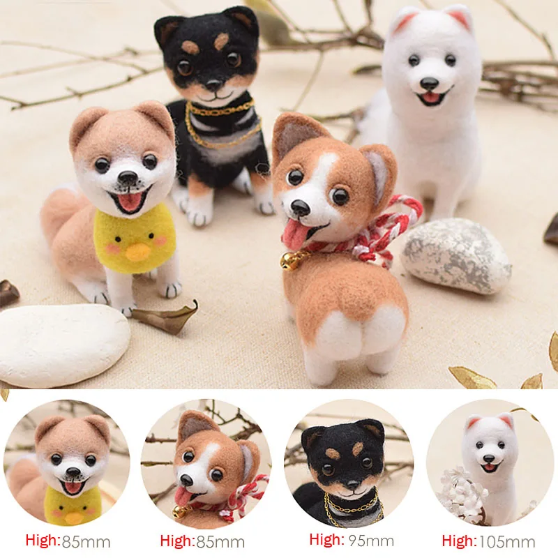 1set wool felt handmade animals wool felting kit naaldvilten pakket лиса набор для творчества Shiba Inu Se
1set wool felt handmade animals wool felting kit naaldvilten pakket лиса набор для творчества Shiba Inu Se