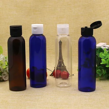 60pcs 150ml empty transparent brownblue refillable cosmetic bottle with white transparent black flip top cap 150cc container
60pcs 150ml empty transparent brownblue refillable cosmetic bottle with white transparent black flip top cap 150cc container