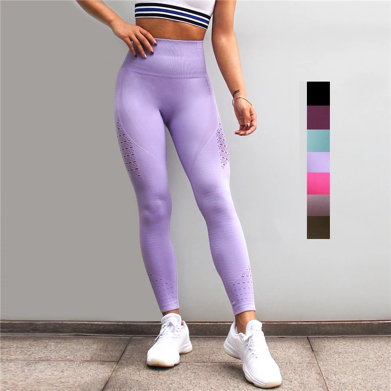 Women Yoga Pants Stretchy Fitness Leggings Seamless Tummy Control Tall Waist Tight Pants Running Sportswear
Women Yoga Pants Stretchy Fitness Leggings Seamless Tummy Control Tall Waist Tight Pants Running Sportswear