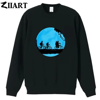Stranger Things blue Moon night ride bikes trees Eleven Nancy Mike Wheeler Dustin girls woman autumn winter fleece Sweatshirt 
Stranger Things blue Moon night ride bikes trees Eleven Nancy Mike Wheeler Dustin girls woman autumn winter fleece Sweatshirt