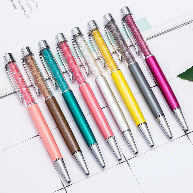 Fashionable creative 23-color crystal ballpoint pen for writing office stationery and school pen black ink
Fashionable creative 23-color crystal ballpoint pen for writing office stationery and school pen black ink
