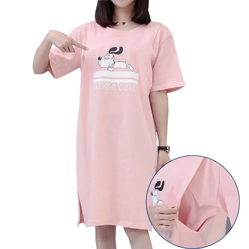 Breastfeeding Dress Postpartum Short Sleeve 100 Cotton Boat Neck Cute Maternity Dress Pregnancy Clothes Summer Nursing Clothes
Breastfeeding Dress Postpartum Short Sleeve 100 Cotton Boat Neck Cute Maternity Dress Pregnancy Clothes Summer Nursing Clothes
