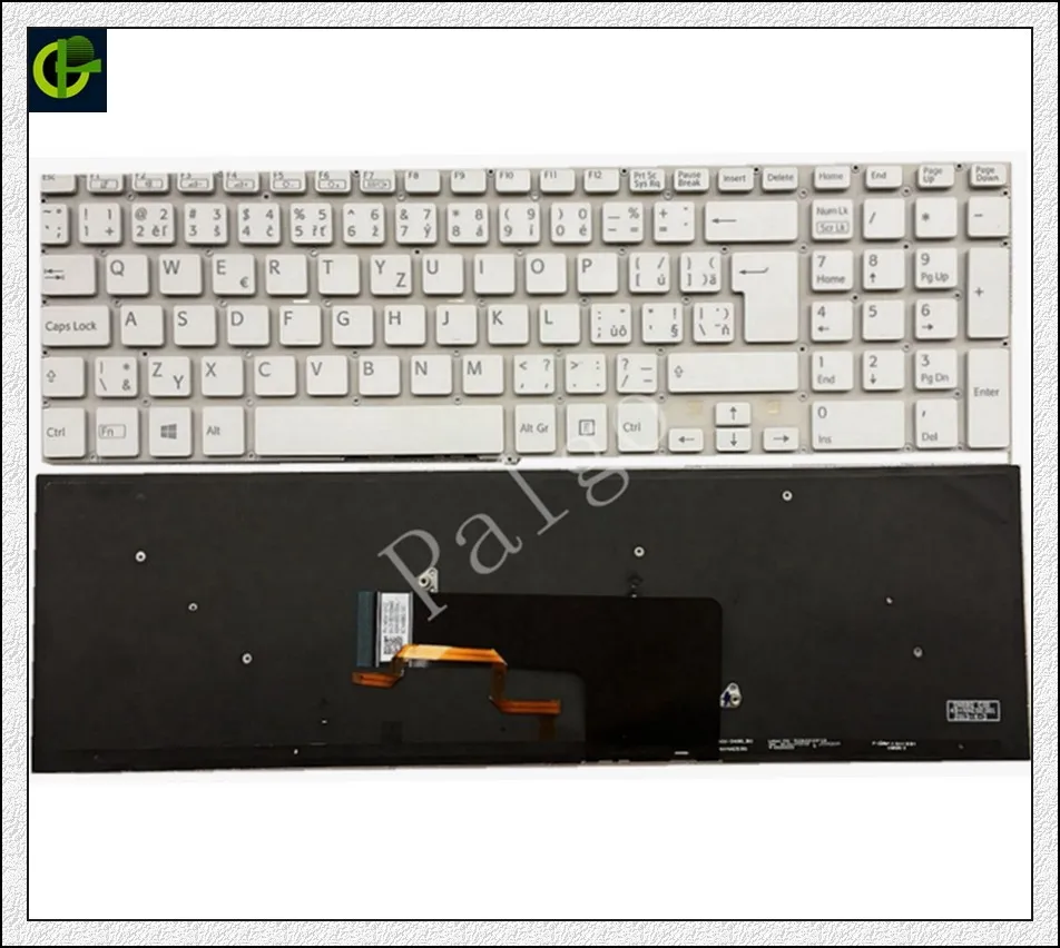 Czech Slovakia Keyboard for Sony VAIO SVF152C29V SVF153A1QT SVF152 SVF15A100C SVF152100C SVF153 SVF1521Q1RW WHITE CZ SK BACKLIT
Czech Slovakia Keyboard for Sony VAIO SVF152C29V SVF153A1QT SVF152 SVF15A100C SVF152100C SVF153 SVF1521Q1RW WHITE CZ SK BACKLIT