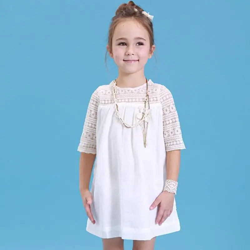 UNIKIDS 2016 Kids Cotton Lace Girls Dress 3 to 10 Years Old Casual Summer Party Dress for Girls
UNIKIDS 2016 Kids Cotton Lace Girls Dress 3 to 10 Years Old Casual Summer Party Dress for Girls