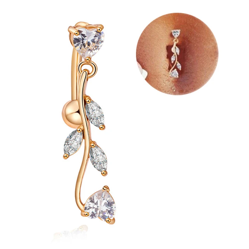 1PC Stainless Steel Belly Button Ring Crystal Piercing Navel Piercing Top Down Earring Belly Piercing Sexy Body Jewelry Piercing
1PC Stainless Steel Belly Button Ring Crystal Piercing Navel Piercing Top Down Earring Belly Piercing Sexy Body Jewelry Piercing