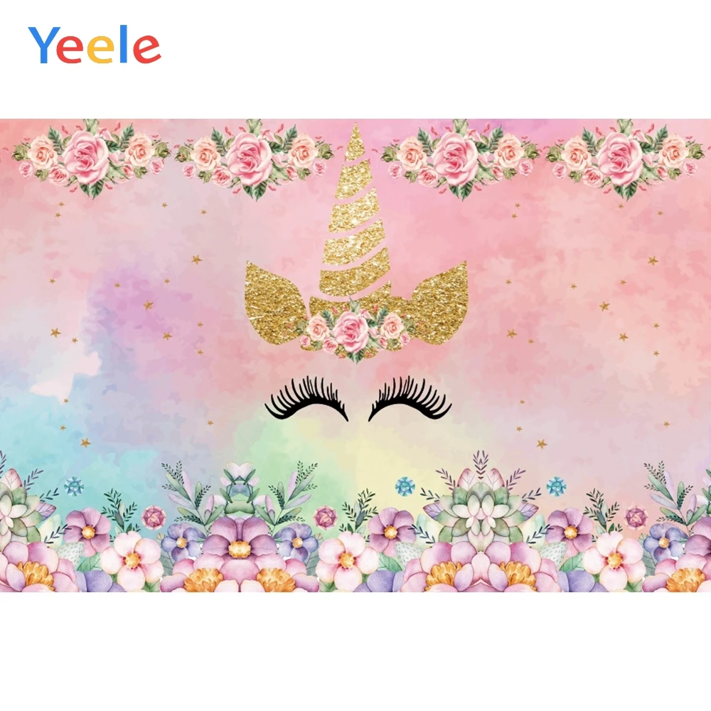 Yeele Unicorn Party Flowers Stars Gradient Birthday Photography Backgrounds Customized Photographic Backdrops for Photo Studio
Yeele Unicorn Party Flowers Stars Gradient Birthday Photography Backgrounds Customized Photographic Backdrops for Photo Studio