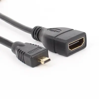 Micro HDMI Male to HDMI D type Female Adapter Cable Convertor 1080P Free shipping
Micro HDMI Male to HDMI D type Female Adapter Cable Convertor 1080P Free shipping