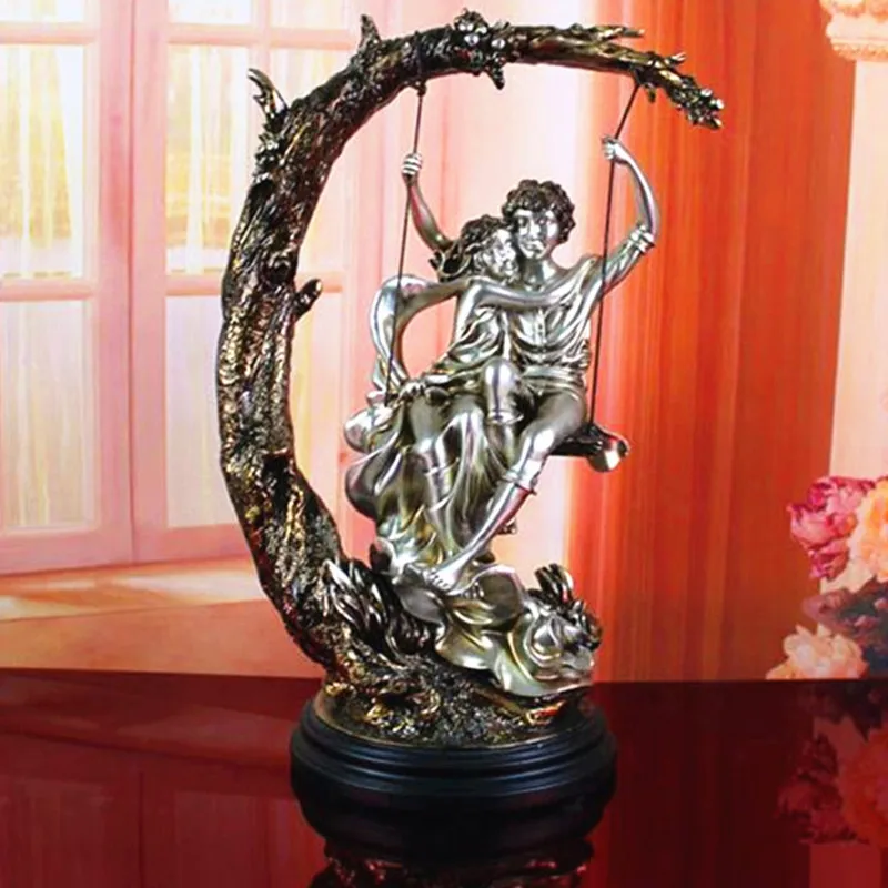 Retro Figure Statue European Style Lovers Trapeze Model Home Decorations G1317
Retro Figure Statue European Style Lovers Trapeze Model Home Decorations G1317
