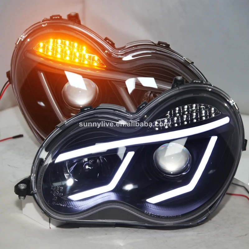 For Benz 2000-2007 Year W203 C63 C200 C230 C280 C300 LED Angel Eyes LED Car Head Lights Black Housing JY
For Benz 2000-2007 Year W203 C63 C200 C230 C280 C300 LED Angel Eyes LED Car Head Lights Black Housing JY