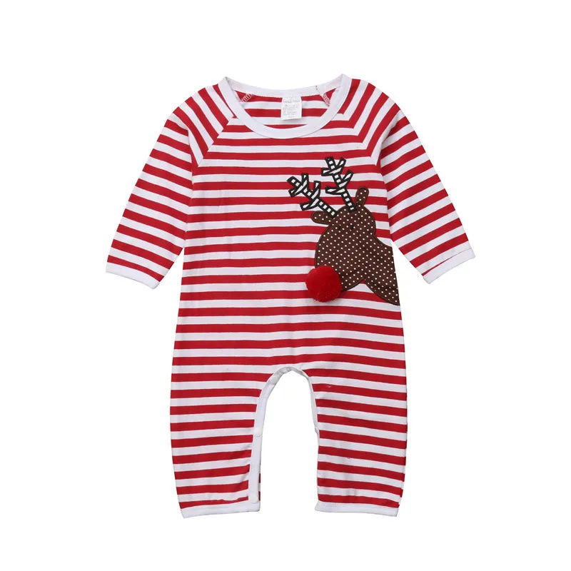 Newborn Infant Baby Girl Boy XMAS Elk Striped Long Sleeve Romper Jumpsuit Christmas Clothes Outfits 0-18M
Newborn Infant Baby Girl Boy XMAS Elk Striped Long Sleeve Romper Jumpsuit Christmas Clothes Outfits 0-18M