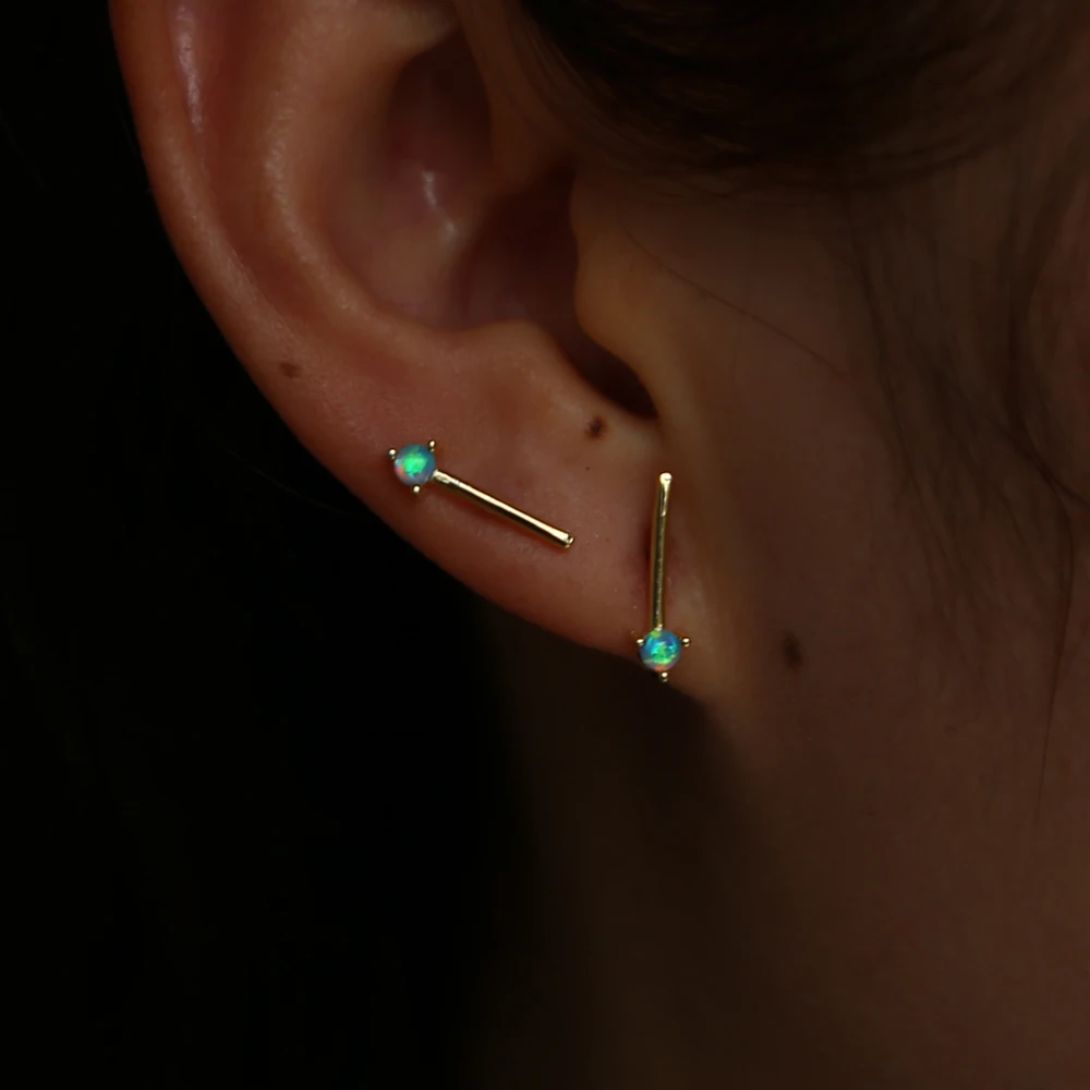 2018 mini thin bar style women earring round opal minimal delicate Gold Filled wholesale 925 sterling silver simple bar jewelry
2018 mini thin bar style women earring round opal minimal delicate Gold Filled wholesale 925 sterling silver simple bar jewelry