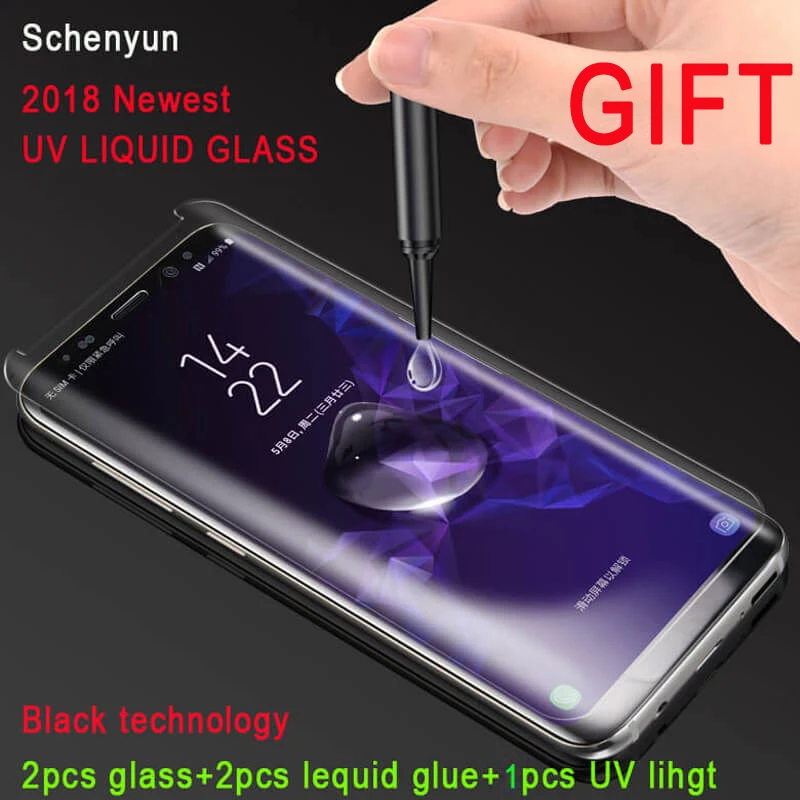2pcs UV Glue Screen Protector For Samsung S8 S9 Plus Note9 8 Tempered Glass Full Cover for Galaxy S7 edge Free the back film
2pcs UV Glue Screen Protector For Samsung S8 S9 Plus Note9 8 Tempered Glass Full Cover for Galaxy S7 edge Free the back film
