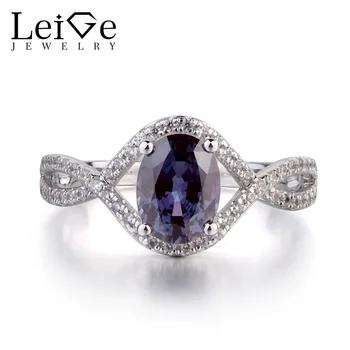 Leige Jewelry Alexandrite Ring Oval Shaped Engagement Rings for Women Color Changing Gemstone Jewelry Sterling Silver 925
Leige Jewelry Alexandrite Ring Oval Shaped Engagement Rings for Women Color Changing Gemstone Jewelry Sterling Silver 925
