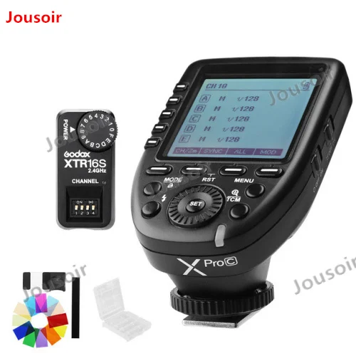 Godox XPro C E TTL II 2 4G Wireless X System HSS передатчик ЖК экрана + фотоприемник для DSLR V860C V850C