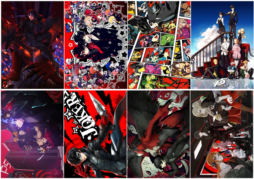 Shin Megami Tensei PERSONA 5 Polypropylene A3 8 pieces Posters wall poster PPP016
Shin Megami Tensei PERSONA 5 Polypropylene A3 8 pieces Posters wall poster PPP016